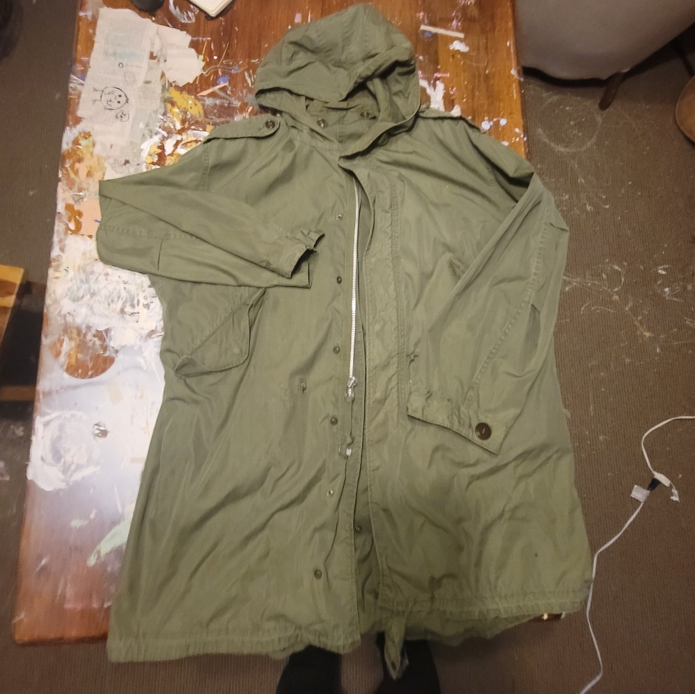 Vintage Military Fishtail Parka